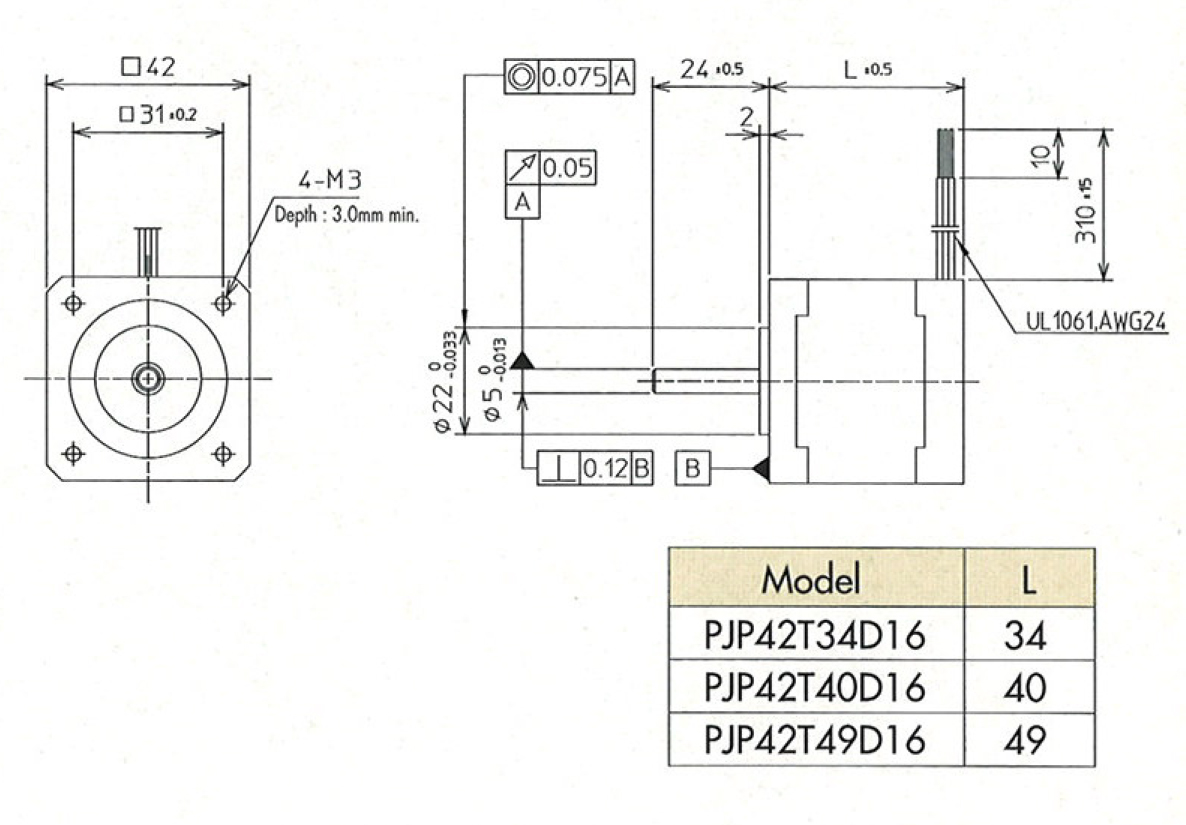 PJP42T-49D16 system drawing
